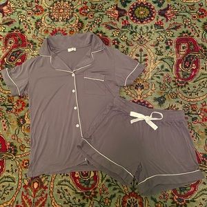 Joyaria Gray Shortie Pajama Set